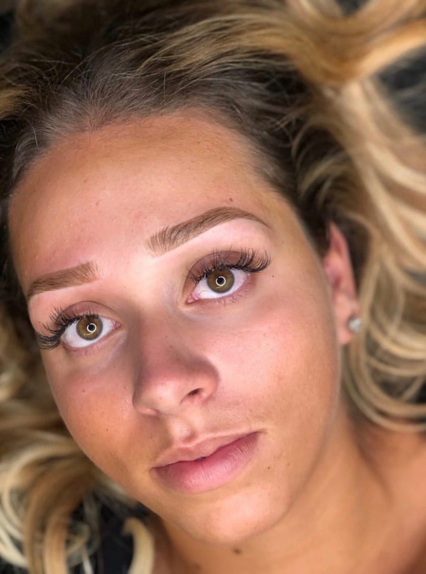 Powder Brow permanent makeup microblading