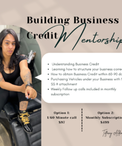 Business Credit Mentorship