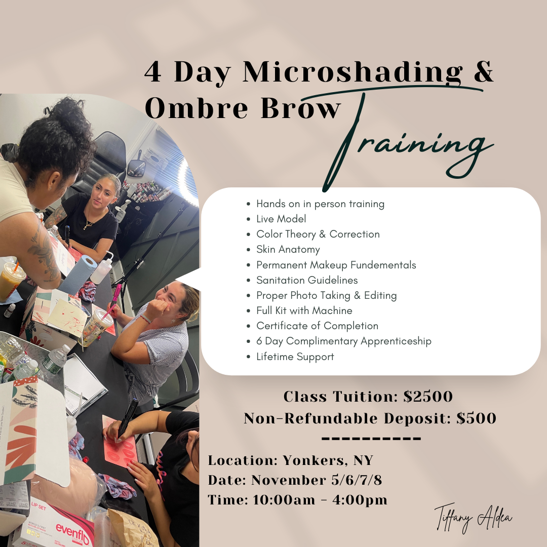 Microblading & Shading Brow Training (DANBURY, CT)